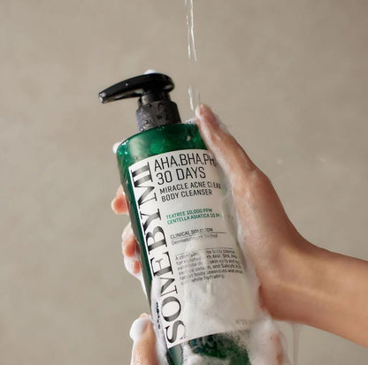 AHA BHA PHA 30 DAYS MIRACLE ACNE CLEAR BODY CLEANSER [400g]