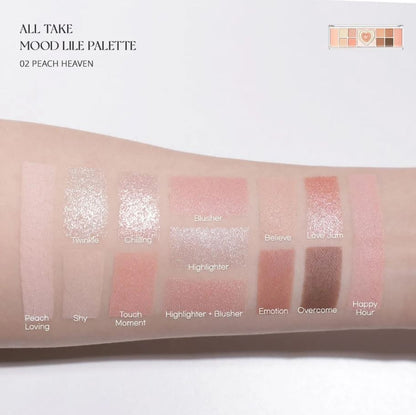 ALL TAKE MOOD LIKE PALETTE [#02 PEACH HEAVEN]