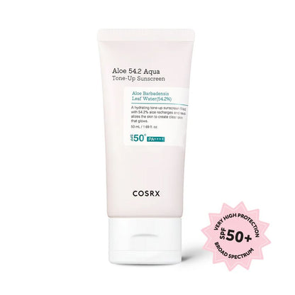 ALOE 54.2 AQUA TONE-UP SUNSCREEN SPF50+ BROAD SPECTRUM [50ml]