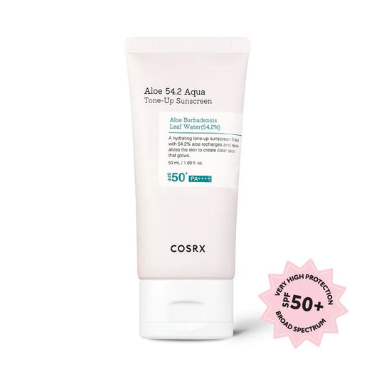 ALOE 54.2 AQUA TONE-UP SUNSCREEN SPF50+ BROAD SPECTRUM [50ml]
