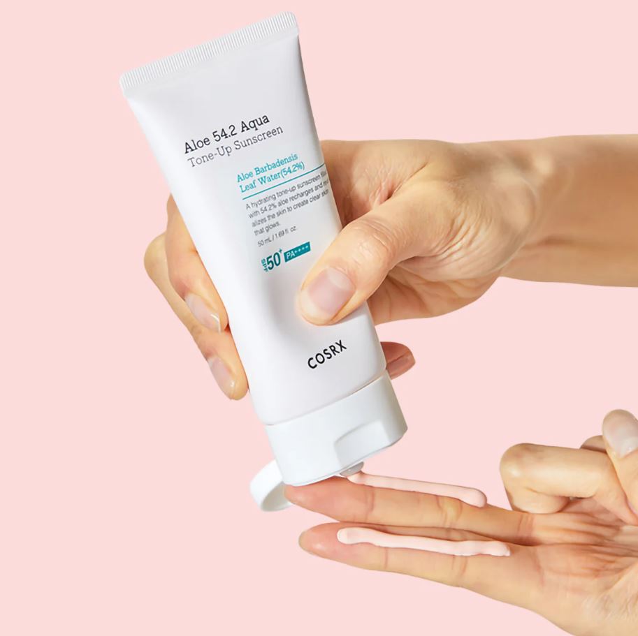 ALOE 54.2 AQUA TONE-UP SUNSCREEN SPF50+ BROAD SPECTRUM [50ml]