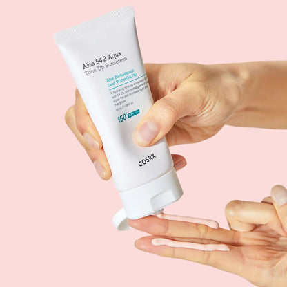 ALOE 54.2 AQUA TONE-UP SUNSCREEN SPF50+ BROAD SPECTRUM [50ml]