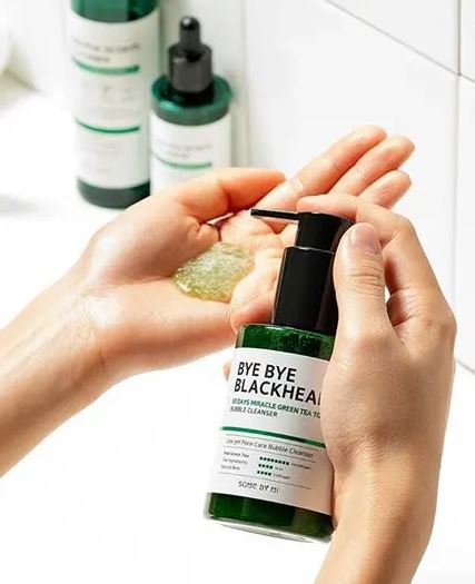 BYE BYE BLACKHEAD 30 DAYS MIRACLE GREEN TEA TOX BUBBLE CLEANSER [120g]