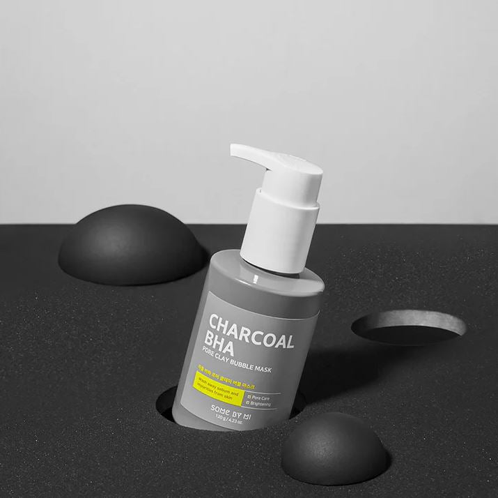 CHARCOAL BHA PORE CLAY BUBBLE MASK CLEANSER [120g]