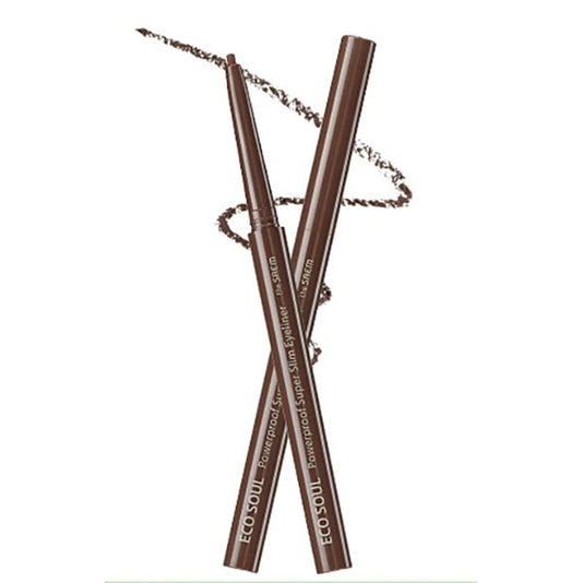 ECO SOUL POWERPROOF SUPER SLIM EYELINER [#BR01 THRILL BROWN] 0.1g