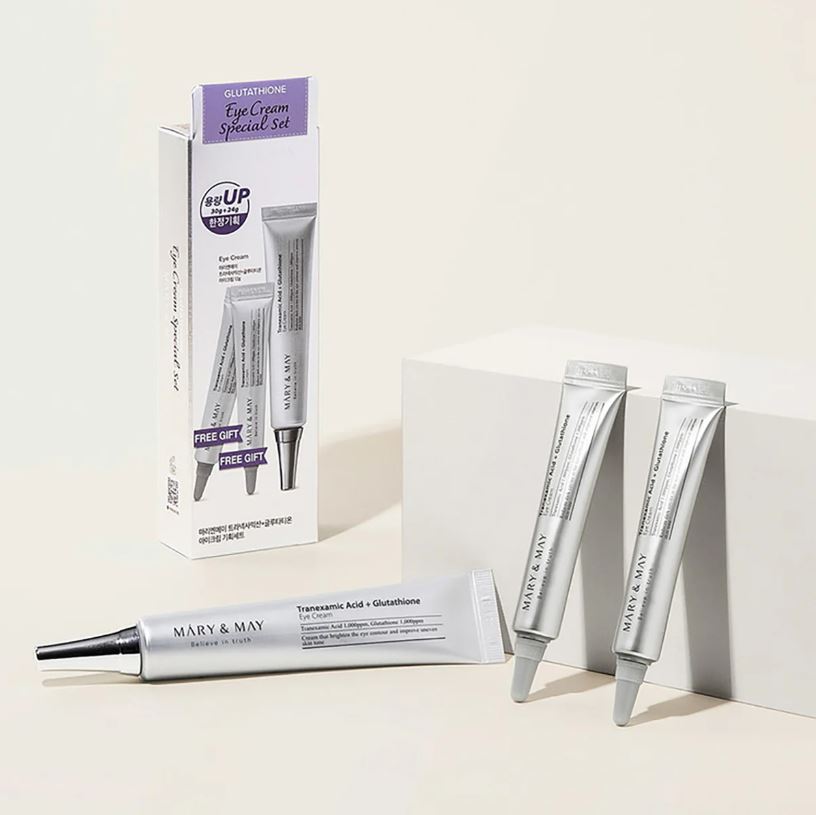 GLUTATHIONE EYE CREAM SPECIAL SET [30ml + 12ml + 12ml]