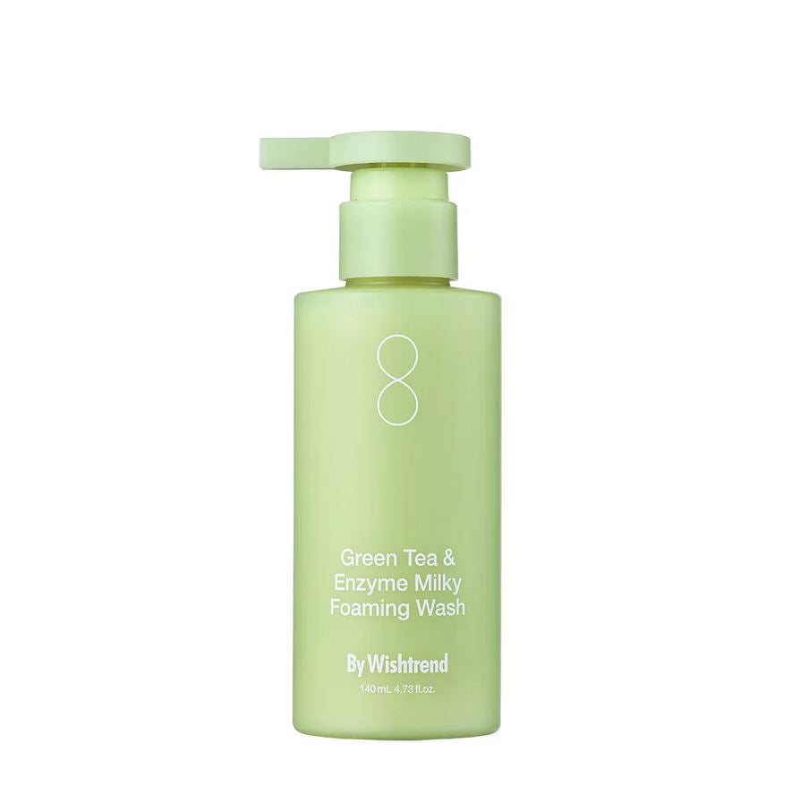GREEN TEA & ENZYME MILKY FOAMING WASH [140ml]