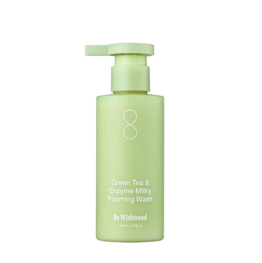 GREEN TEA & ENZYME MILKY FOAMING WASH [140ml]