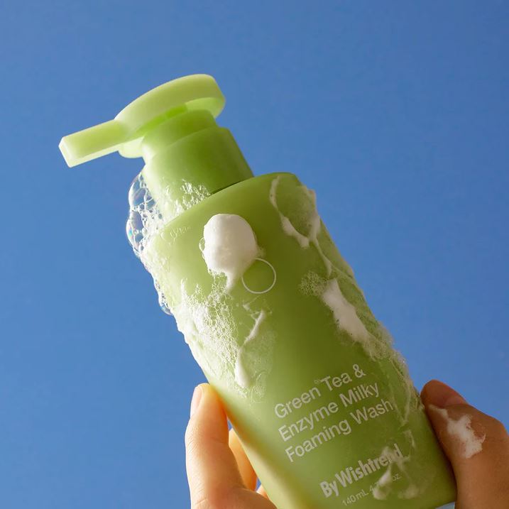 GREEN TEA & ENZYME MILKY FOAMING WASH [140ml]