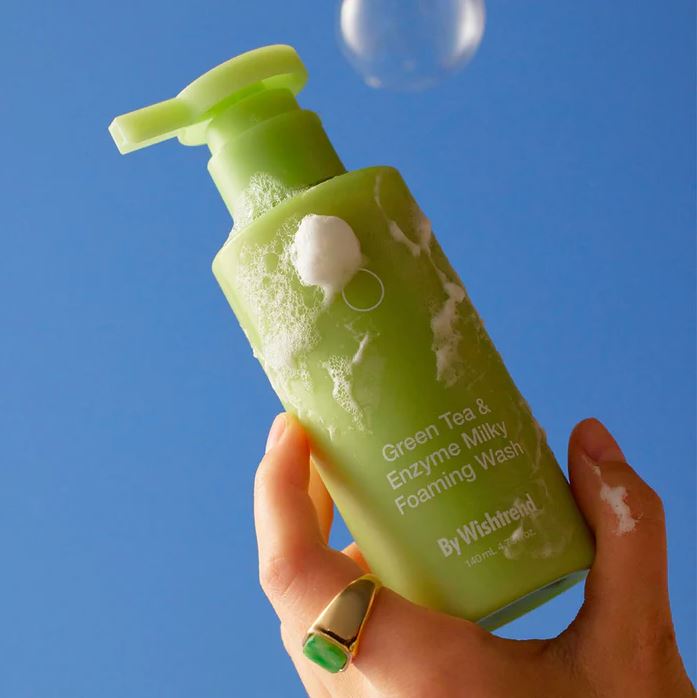 GREEN TEA & ENZYME MILKY FOAMING WASH [140ml]