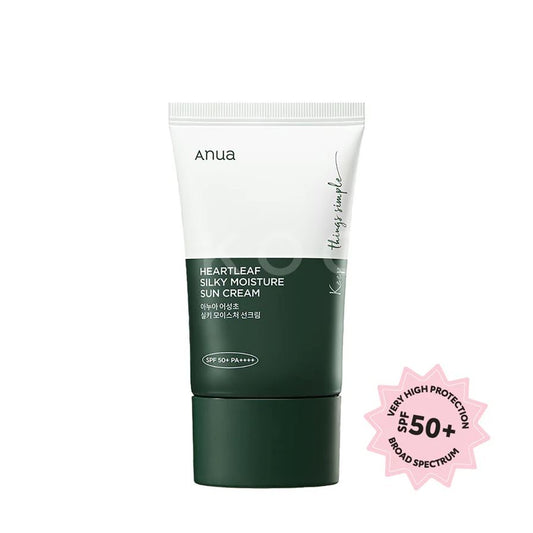 HEARTLEAF SILKY MOISTURE SUNSCREEN SPF50+ BROAD SPECTRUM [50ml]