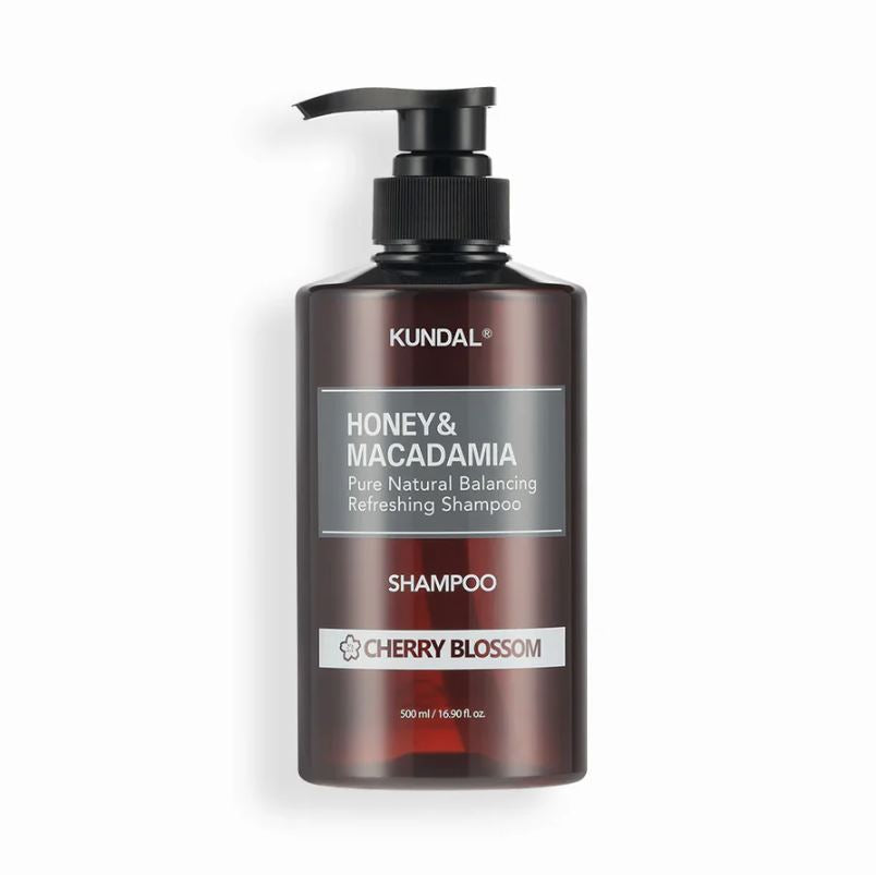 HONEY & MACADAMIA NATURE SHAMPOO [#CHERRY BLOSSOM] 500ml
