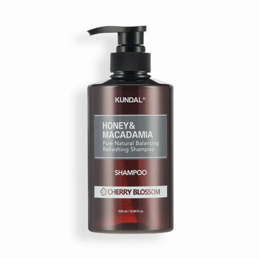 HONEY & MACADAMIA NATURE SHAMPOO [#CHERRY BLOSSOM] 500ml