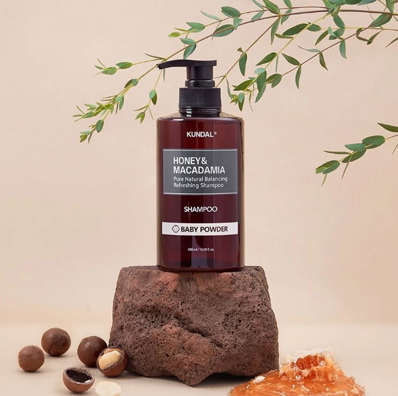 HONEY & MACADAMIA NATURE SHAMPOO [#CHERRY BLOSSOM] 500ml