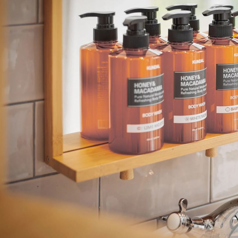 HONEY & MACADAMIA PURE BODY WASH #WHITE MUSK [500ml]