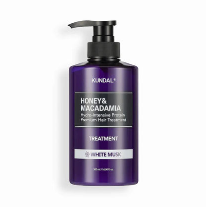 HONEY & MACADAMIA PROTEIN HAIR TREATMENT #WHITE MUSK [500ml]