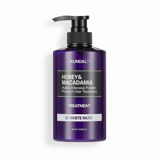 HONEY & MACADAMIA PROTEIN HAIR TREATMENT #WHITE MUSK [500ml]