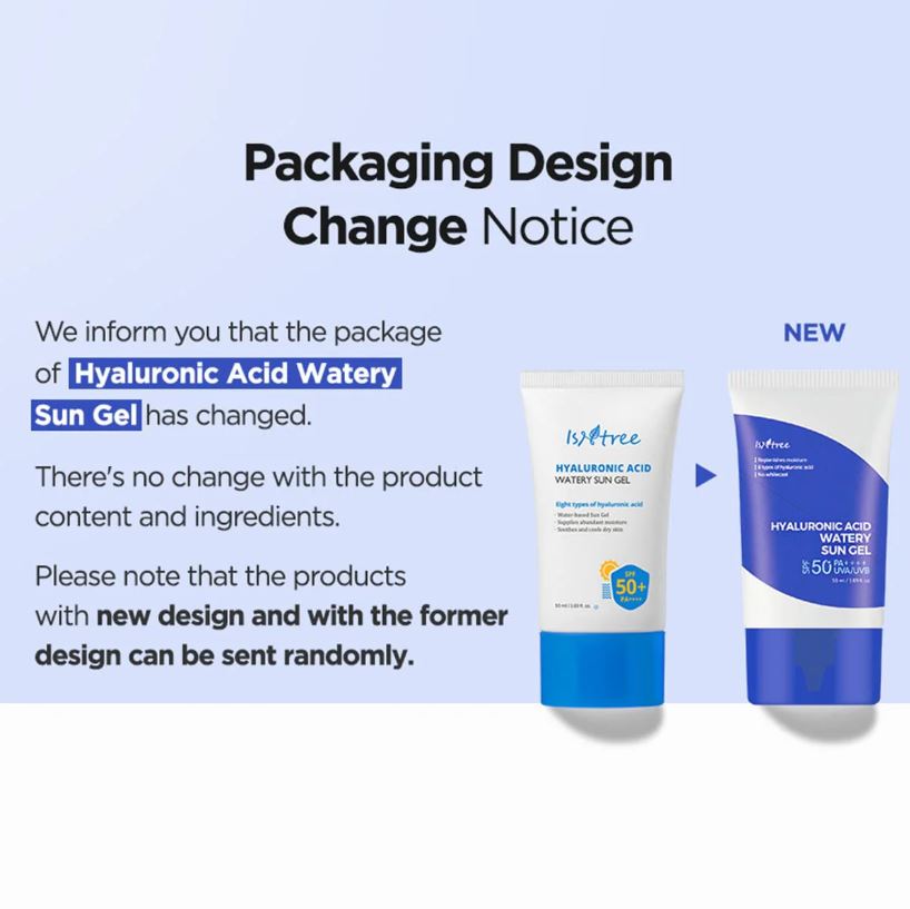 HYALURONIC ACID WATERY SUN GEL SPF50+ BROAD SPECTRUM [50ml]