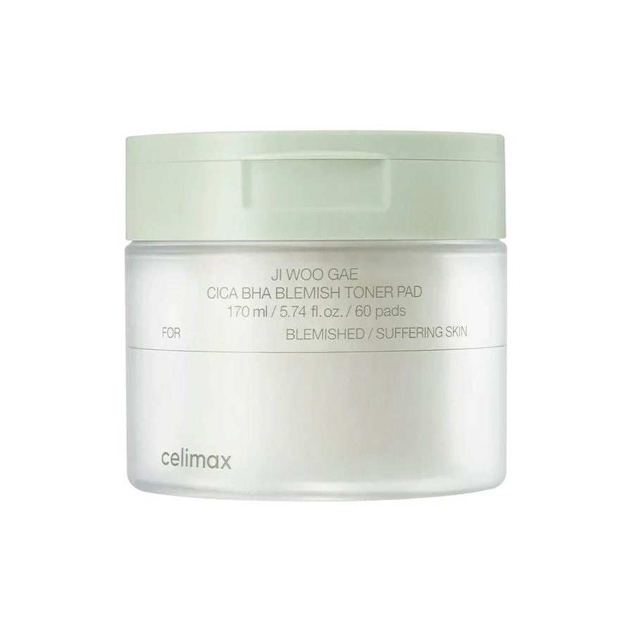 JI WOO GAE CICA BHA BLEMISH TONER PAD [60pcs]