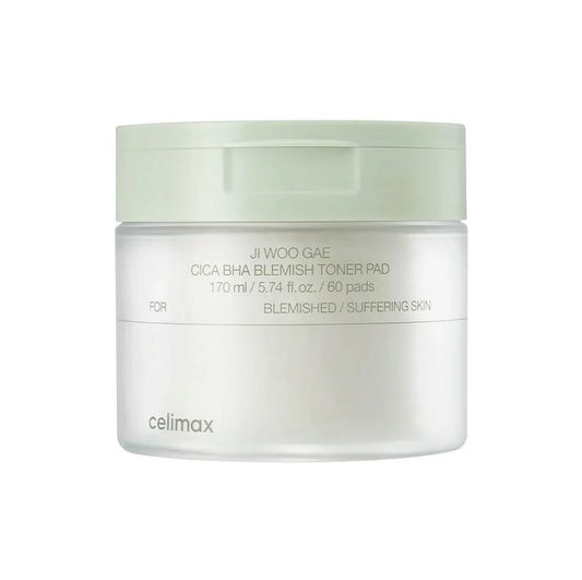 JI WOO GAE CICA BHA BLEMISH TONER PAD [60pcs]