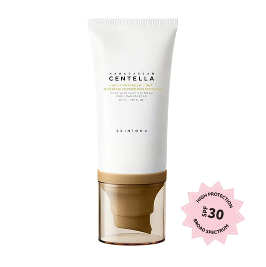 MADAGASCAR CENTELLA AIR-FIT SUNCREAM LIGHT SPF30 BROAD SPECTRUM [50ml]