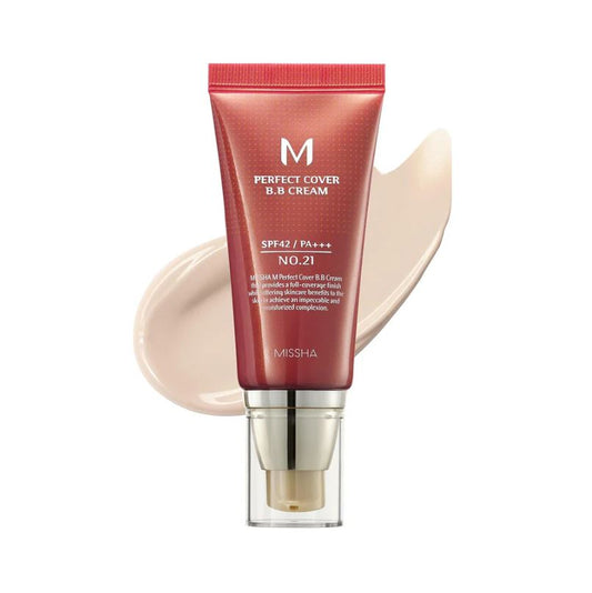 M PERFECT COVER BB CREAM [#21 LIGHT BEIGE] 50ml