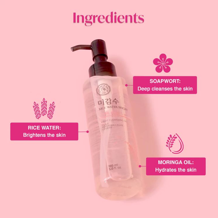 RICE WATER BRIGHT LIGHT CLEANSING OIL [150ml]