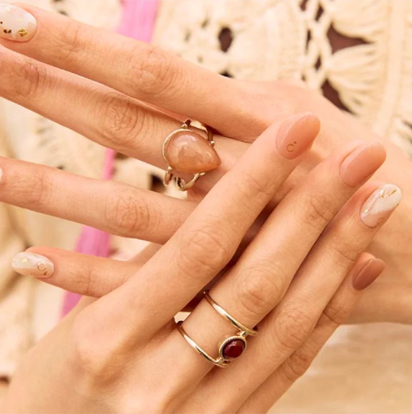 SEMI-CURED GEL NAIL [#N ALMOND BLOSSOM]
