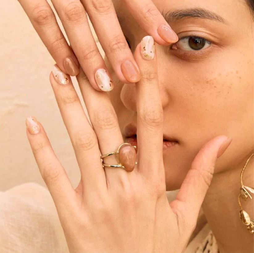 SEMI-CURED GEL NAIL [#N ALMOND BLOSSOM]
