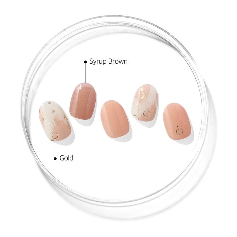 SEMI-CURED GEL NAIL [#N ALMOND BLOSSOM]