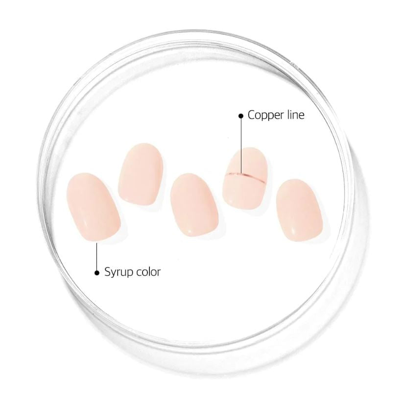 SEMI-CURED GEL NAIL [#N BASIC NAILS NO.11]