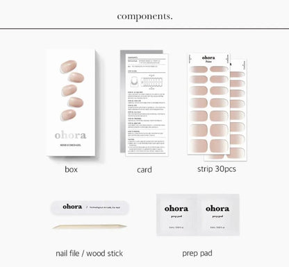 SEMI-CURED GEL NAIL [#N MILD LATTE]