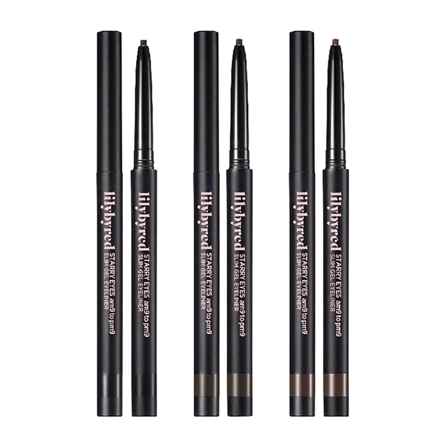 STARRY EYES AM9 TO PM9 SLIM GEL EYELINER [#01 MATTE BLACK] 0.14g