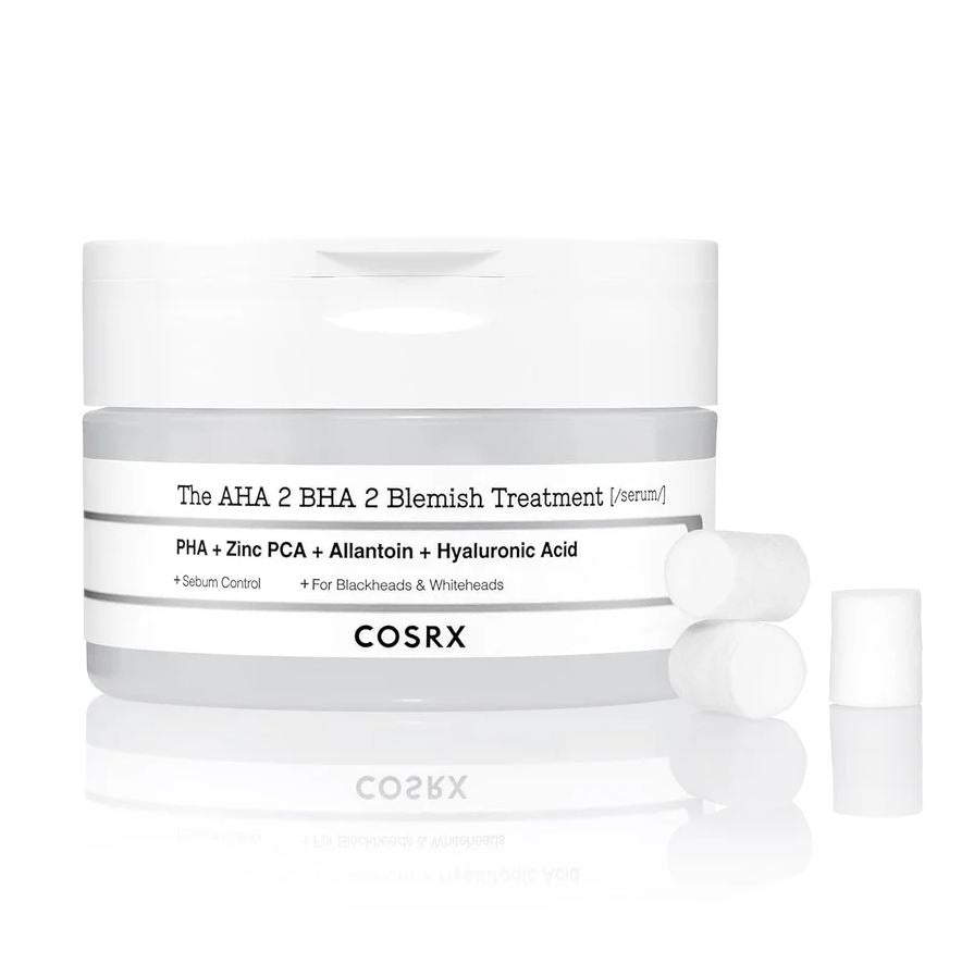 THE AHA 2 BHA 2 BLEMISH TREATMENT SERUM [50g, 30+ cotton balls]