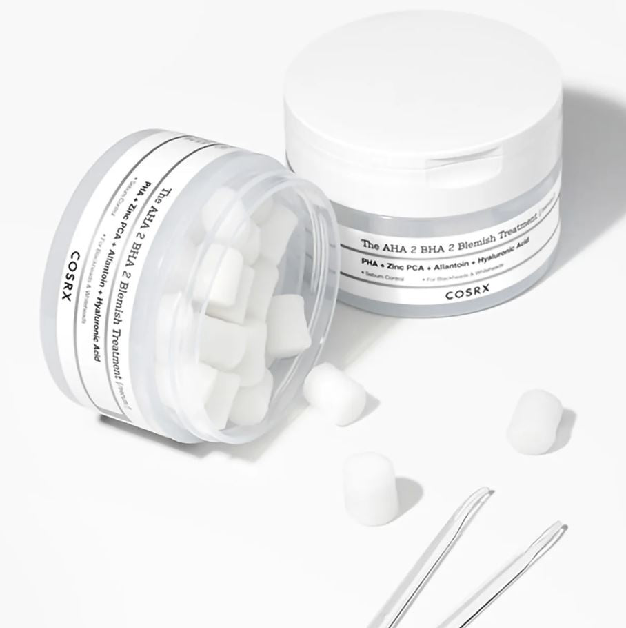 THE AHA 2 BHA 2 BLEMISH TREATMENT SERUM [50g, 30+ cotton balls]