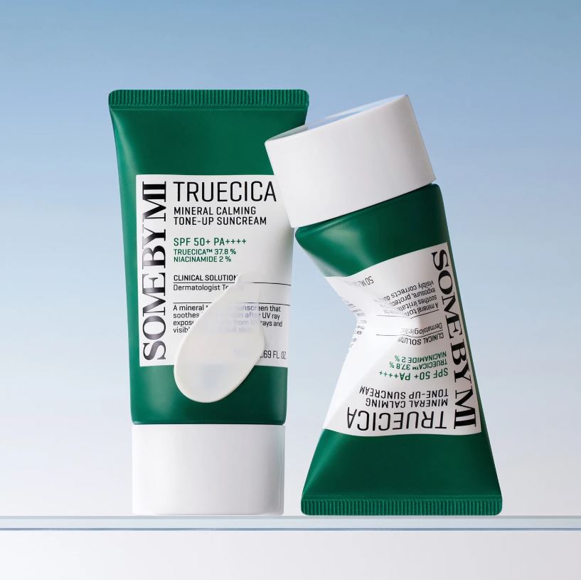 TRUECICA MINERAL CALMING TONE-UP SUNCREAM SPF50+ BROAD SPECTRUM [50ml]