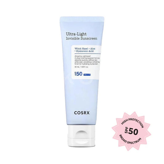 ULTRA-LIGHT INVISIBLE SUNSCREEN SPF50 BROAD SPECTRUM [50ml]