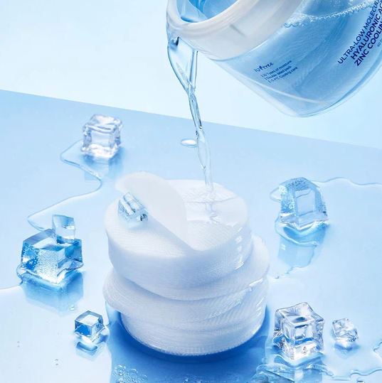 ULTRA-LOW MOLECULAR HYALURONIC ACID ZINC COOLING PAD [60pcs]