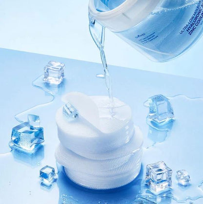 ULTRA-LOW MOLECULAR HYALURONIC ACID ZINC COOLING PAD [60pcs]