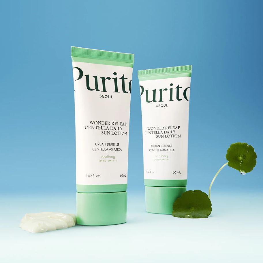 WONDER RELEAF CENTELLA DAILY SUN LOTION SPF50+ BROAD SPECTRUM [60ml]
