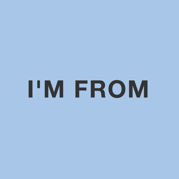 I'M FROM logo